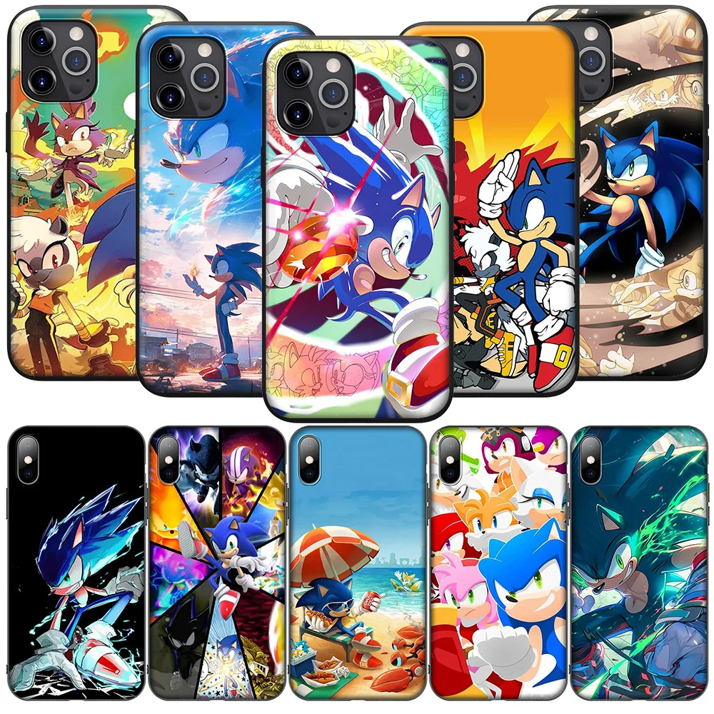 SA10 Anime Cartoon S-Sonic Soft Case for Realme C3 C2 3 3i 5i 5 6s 6 7 8 8i 9i Pro