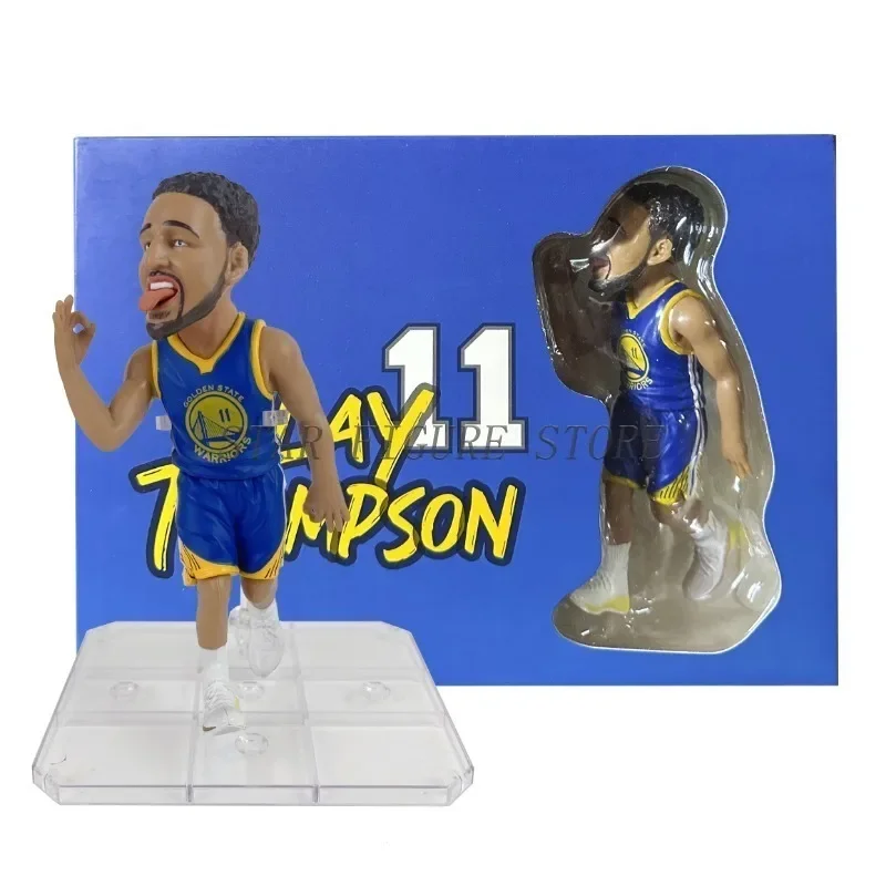 CurryAction Figuren 13 cm Basketballstars, PVC-Sammelpuppen, Autozubehör für Basketballspieler, Geschenkspielzeugmodelle für Kinder