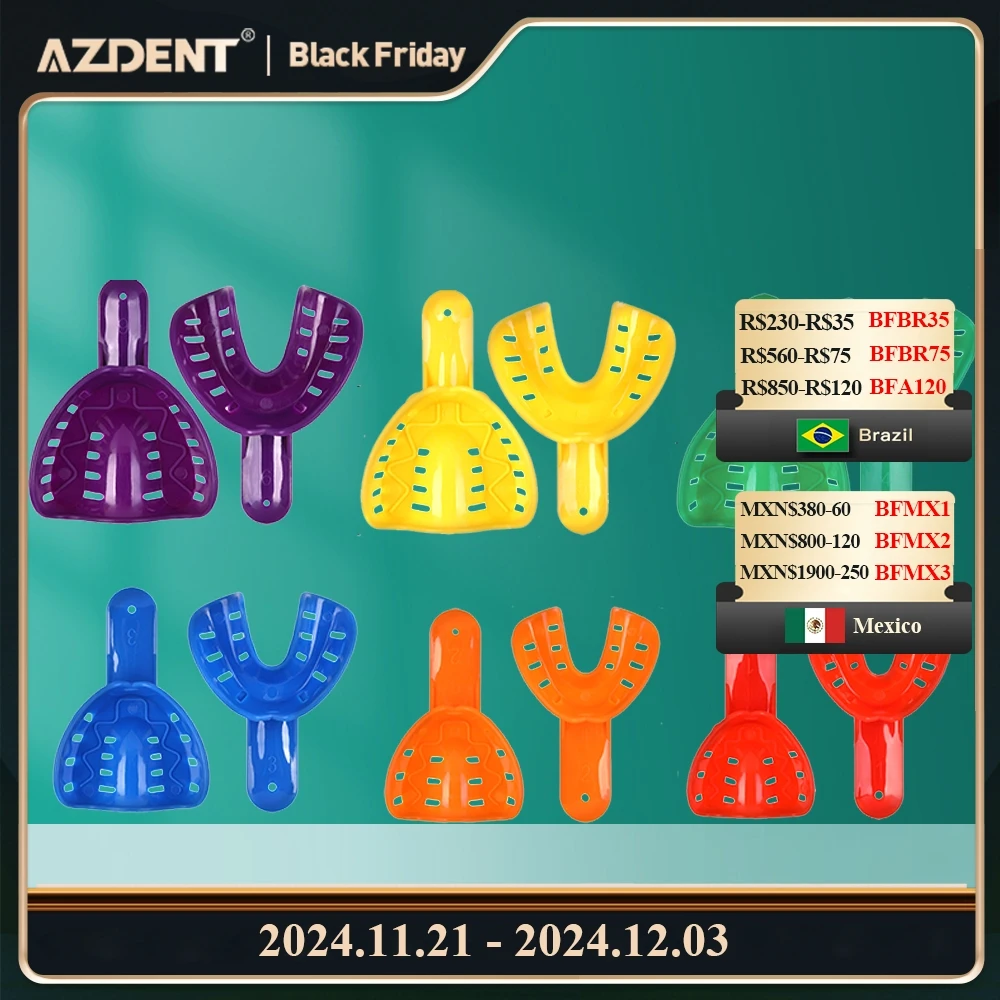 Azdent Childrens and Adults Dental Trays Plastic Teeth Holder