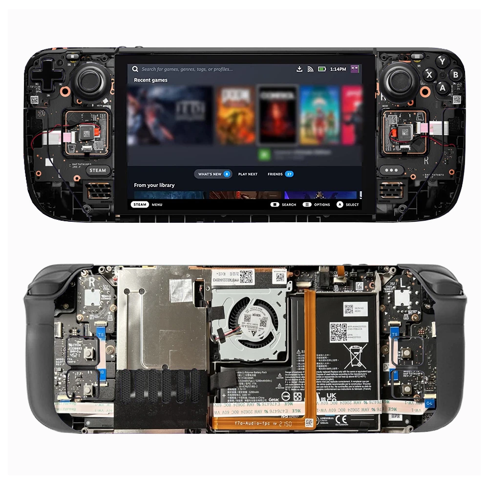 new designs  Skin Vinyl for Steam Deck Console Full Set Prot