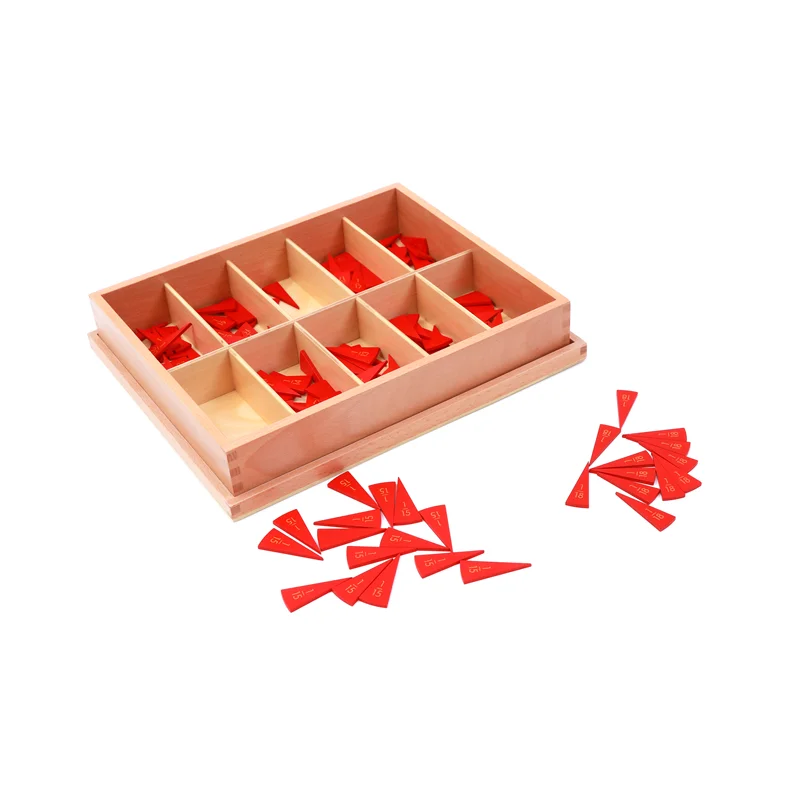 몬테소리 컷아웃 분수 원형11-20 수학 교육 장비 초등학교 수학 학습 장난감