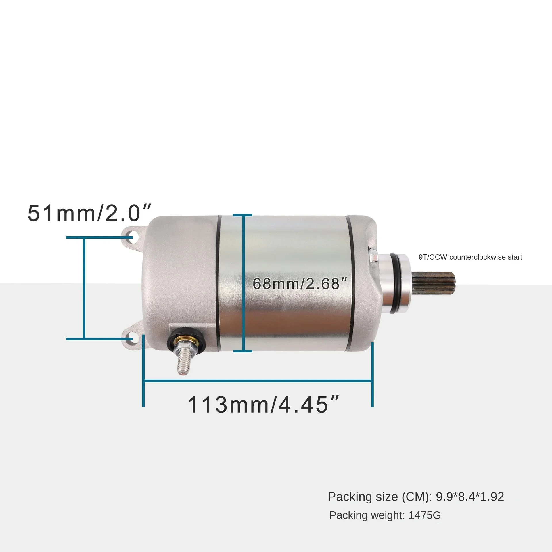 ATV FZR600 YZF600 98-05 YFM350 89-14 For motorcycle starter motor