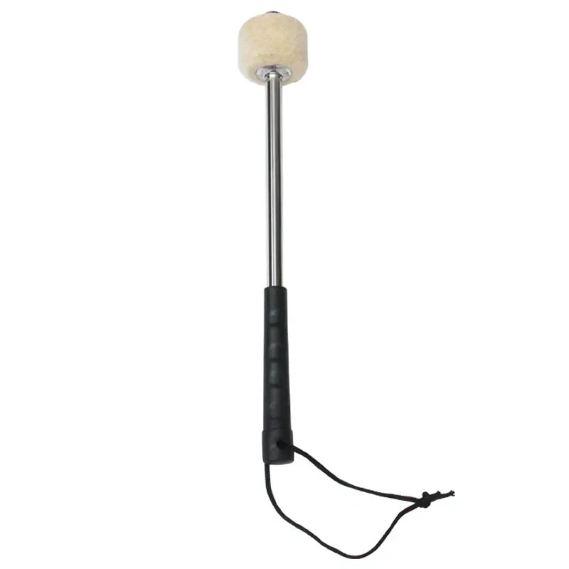 

Snare drum stick felt mallet head wooden handle big hammer school student Young Pioneers team big