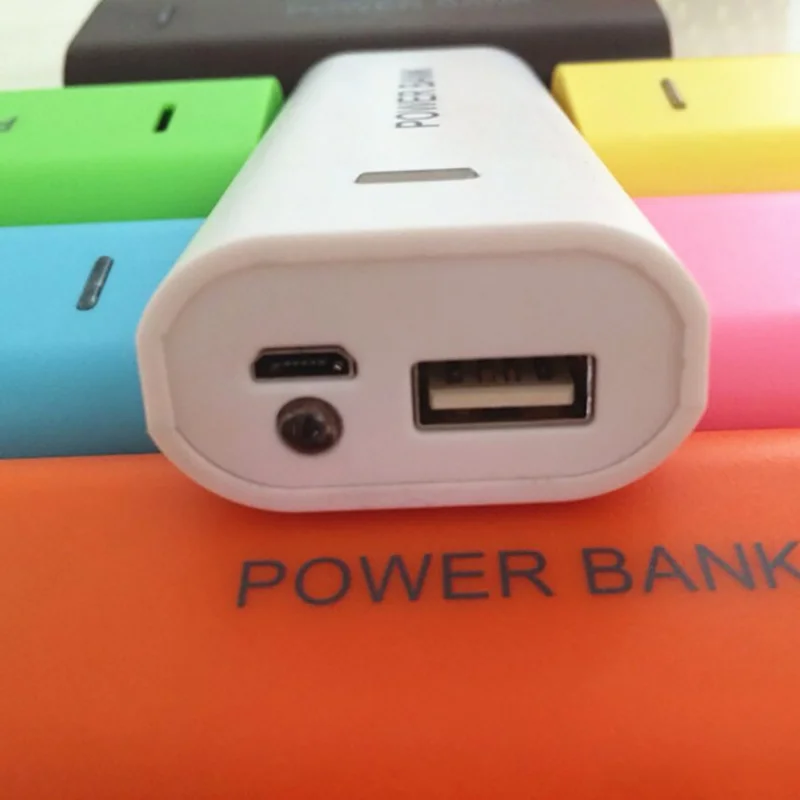 Nowy 5V 5600mAh 2X 18650 USB Power Bank obudowa ładowarki pudełko DIY do telefonu elektryczna do ładowania nie w tym baterie