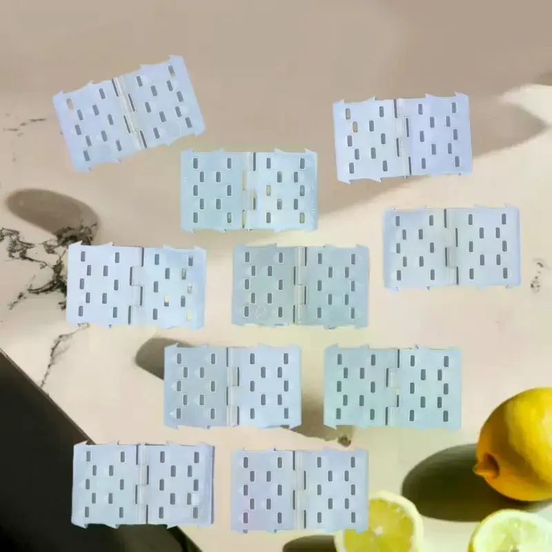 Dobradiças fixadas de plástico duráveis para asas/caudas de avião modelo RC: conjunto de 10