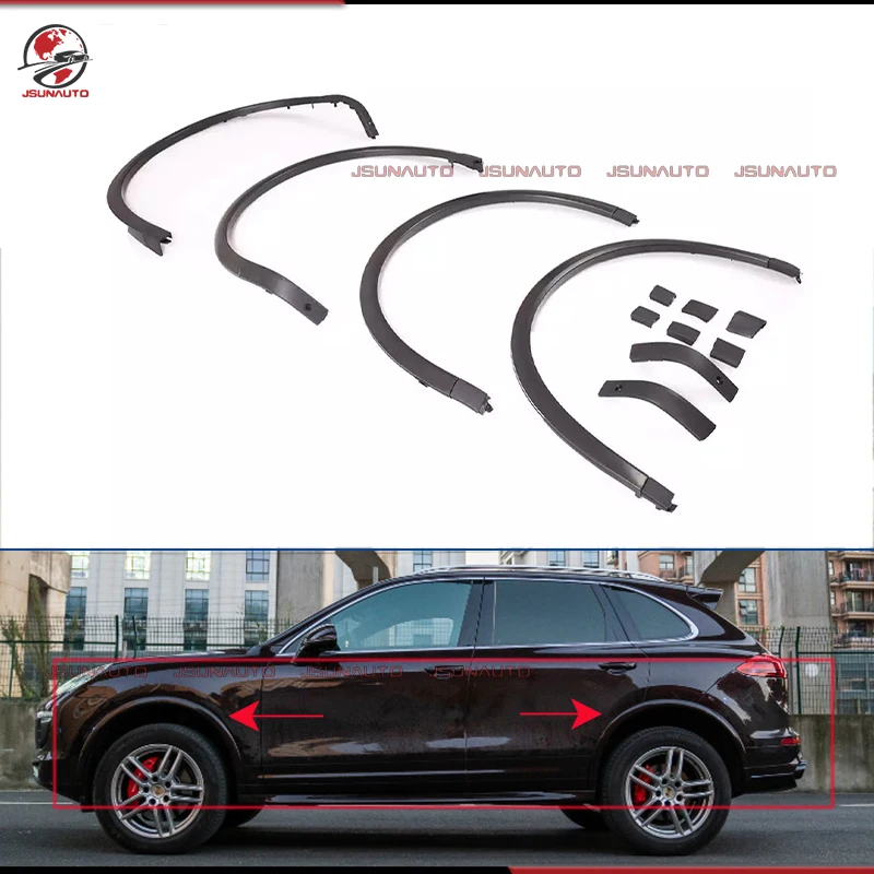 

For Porsche Cayenne 958.2 Upgrade to GTS Style Wheel Eyebrow Protector Side Fender Arch Trim For Cayenne S Body kit