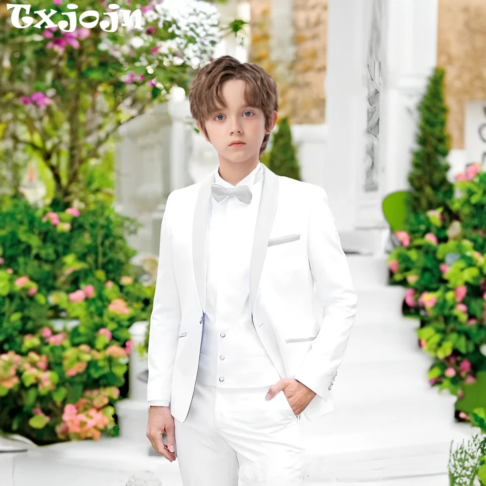 Hot Sale Boys Slim Fit Suit 2 Pieces Piano Performance Wear,Chic Shawl Lapel Tuxedo For Party,Plus Size Suit Set Toddler 2-20T