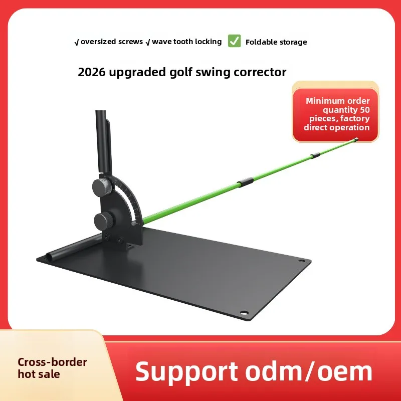 Metal Golf Putting Plane Trainer Beginner Swing Posture Correction Orthosis