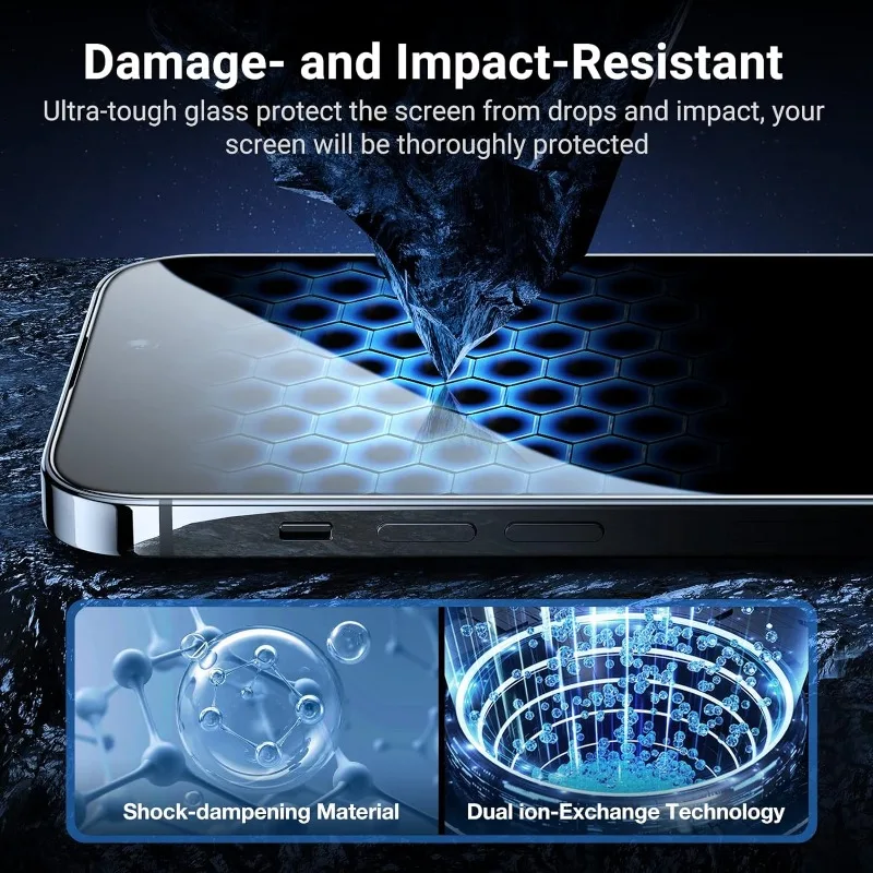 6 In 1 Phone Screen Protector + Lens Protector Tempered Glass For IPhone 11 12 13 14 15 Pro Max 14Plus 15Plus Protector