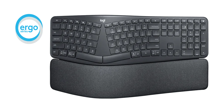 K860 Wireless Keyboard Ergonomic Split Computer Notebook Business Office Keyboard 109 Keys Keyboard