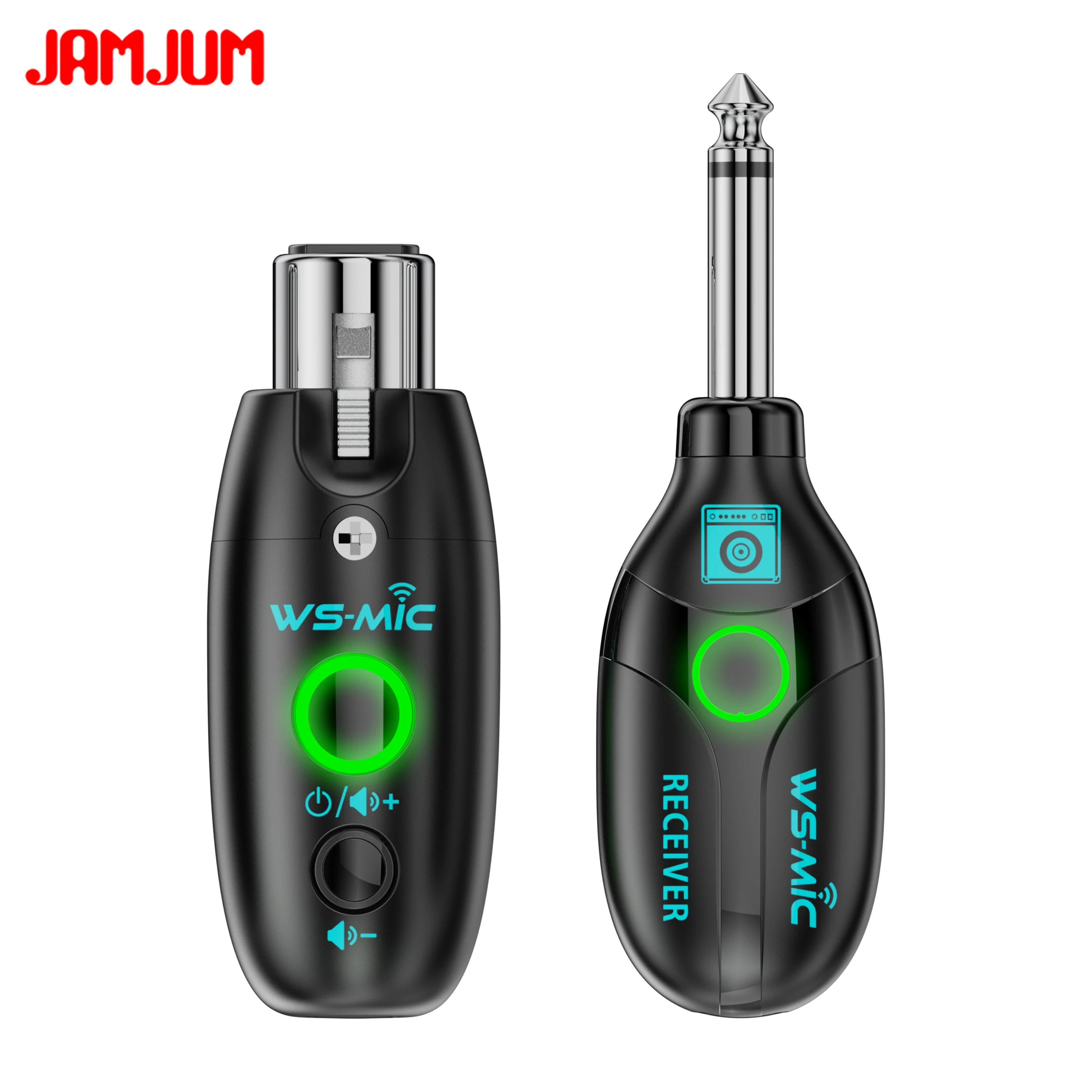 

JAMJUM Wireless Microphone Transmitter And Receiver System for Dynamic Microphone