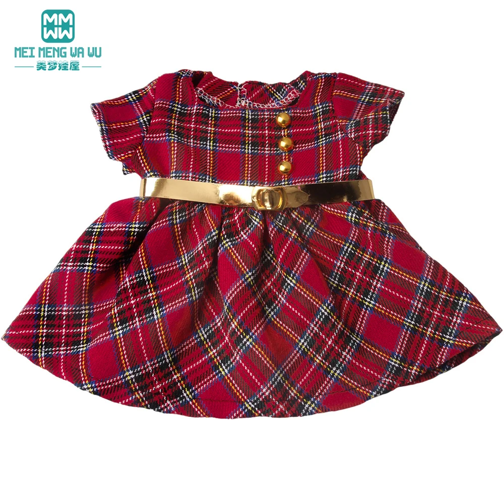 

Fits 43-45cm Toys Doll Clothes Born Doll american doll Fashion T-shirt overalls princess gauze skirt