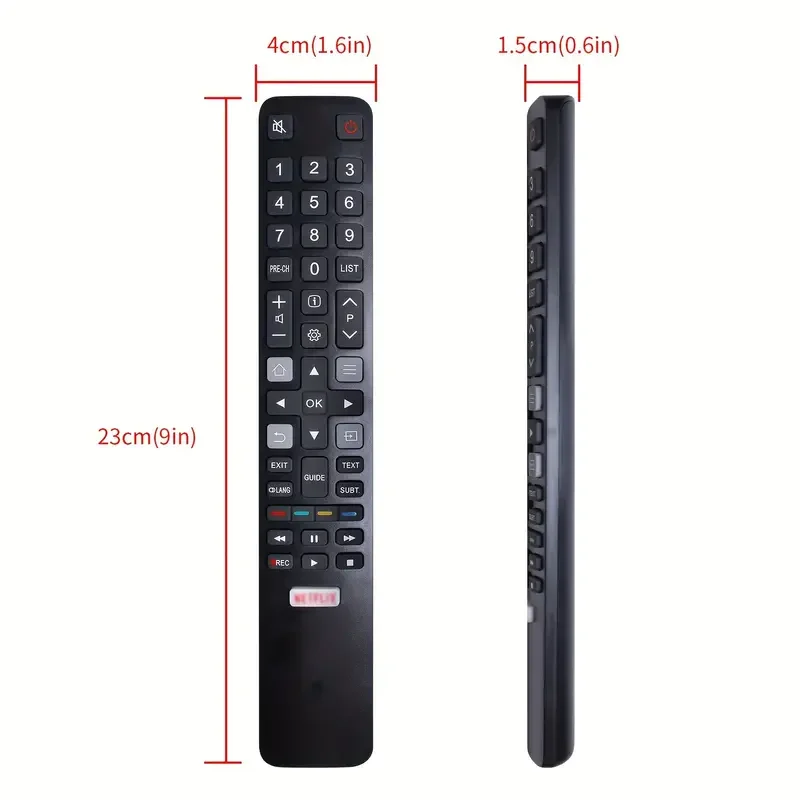 RC802N YAI2 Replacement TCL Smart TV Remote Control For TCL TV 4K HDTV P20 Series C2 Series NETFLIX