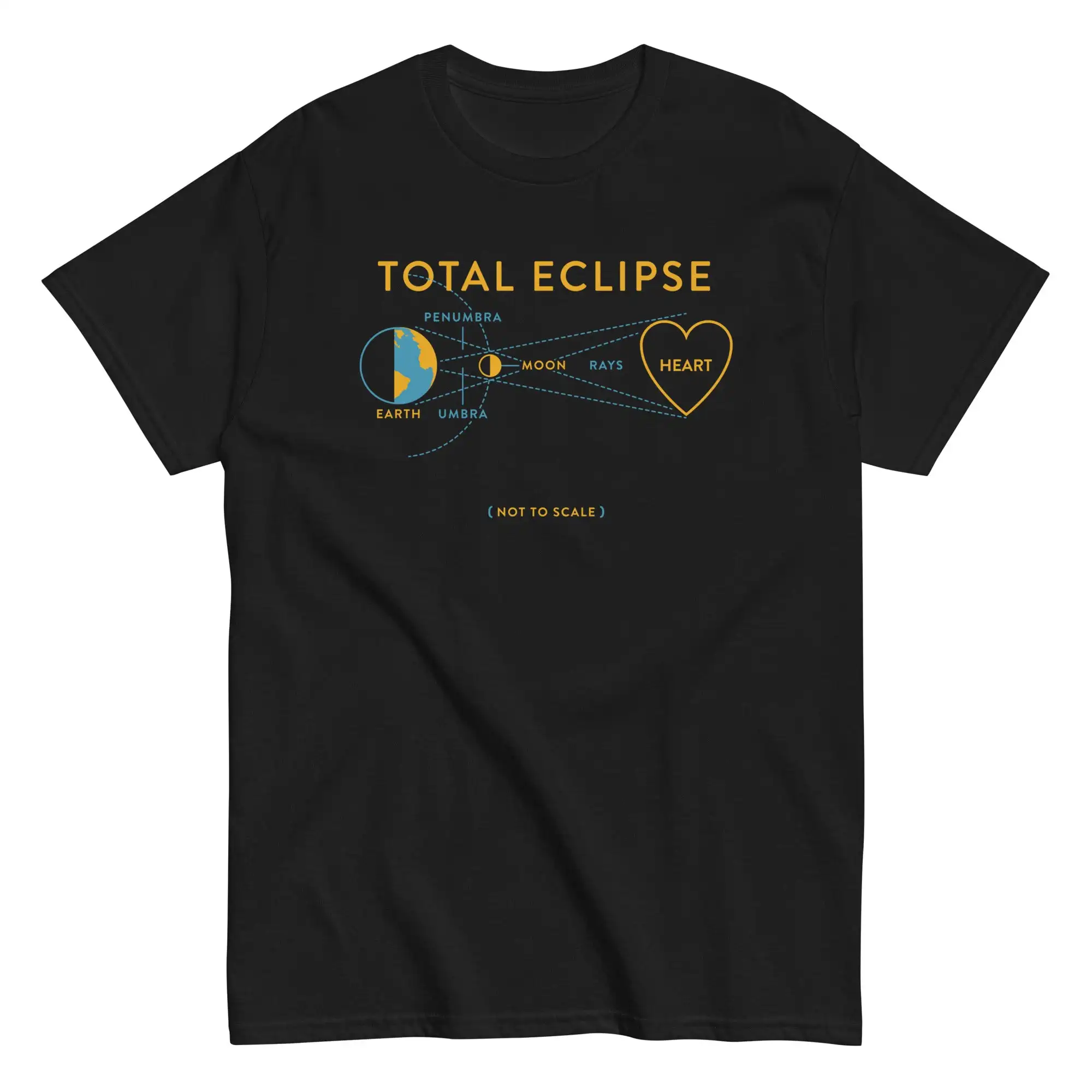 Total Eclipse Of The Heart Combine Fun Printed Men's And Women's Short Sleeve T-shirts