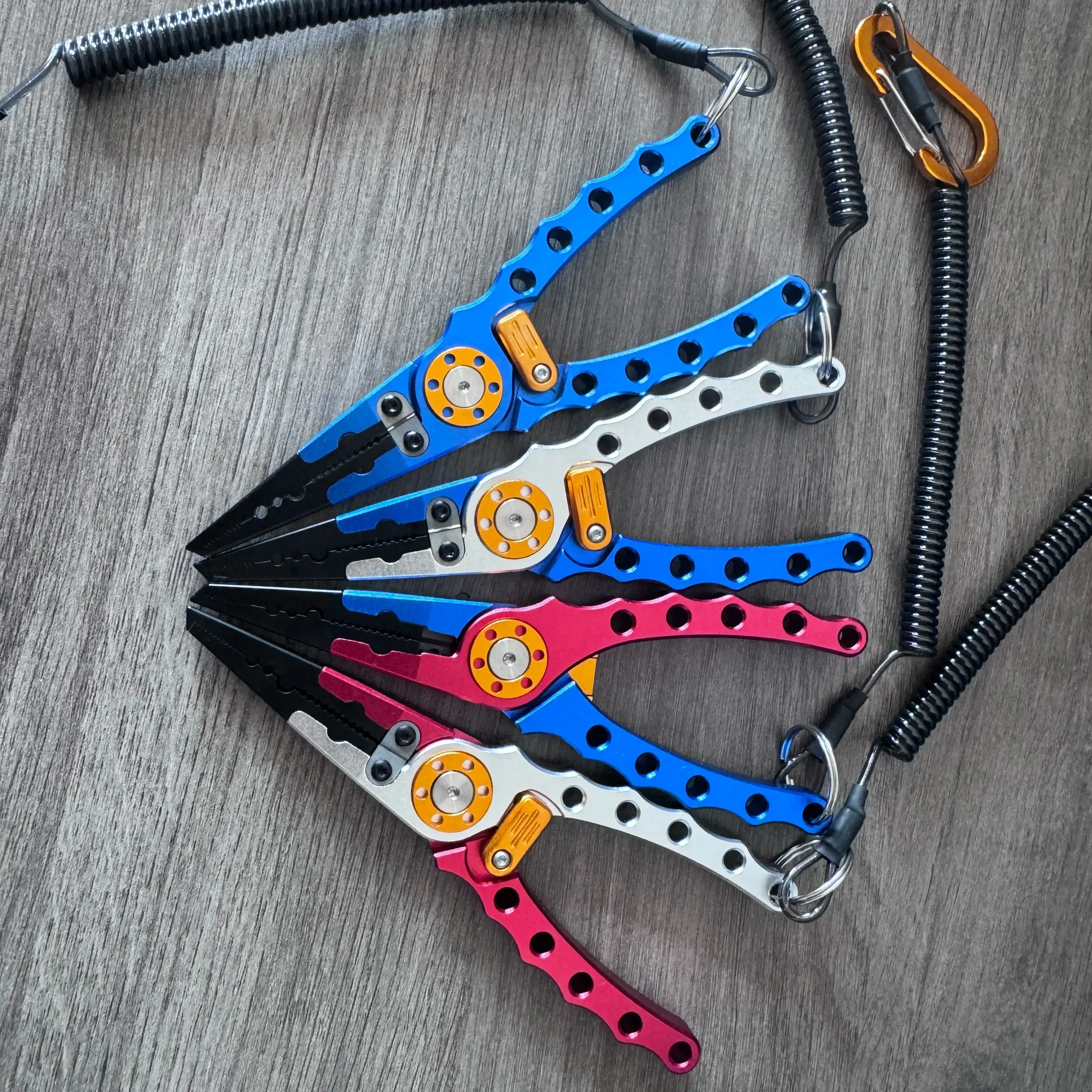 

Fishing Pliers Line Cutter Multifunctional Knot Aluminum Alloy Scissors Hook Remover 80g 20CM Fishing Equipmen