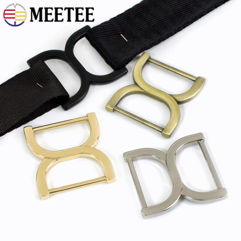 5/10/20/30Pcs 25mm Metal Adjuster Buckles Bag Strap Connector Ring Webbing Snap Hooks Belt Slider DIY Hardware Craft Accessories