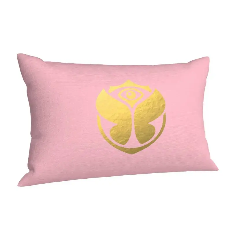 Custom Gold Tomorrowlands Music Velvet Modern Throw Pillow Case Rectangle