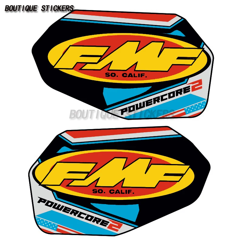 

Boutique Sticker FMF PowerCore 2 NEW DESIGN (X2) Waterproof PVC Decal