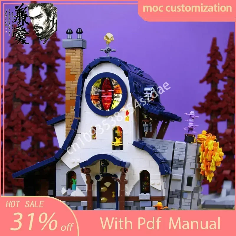 

4053 шт. MOC Сова Дом Архитектурная модель Строительные блоки Креативная сборка Развивающие кирпичи Игрушки Детские праздничные подарки