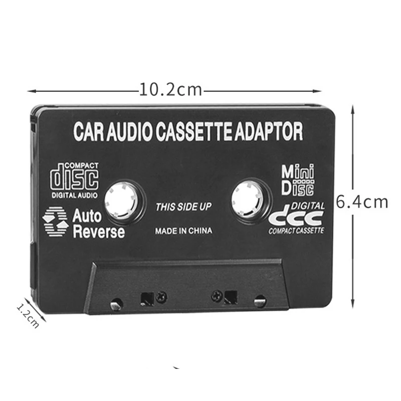 High Quality Car MP3 MP4 Cassette Tape Adapter Mobile Phone Audio Converter Car Tape Converter For IPod MP3 CD DVD Player