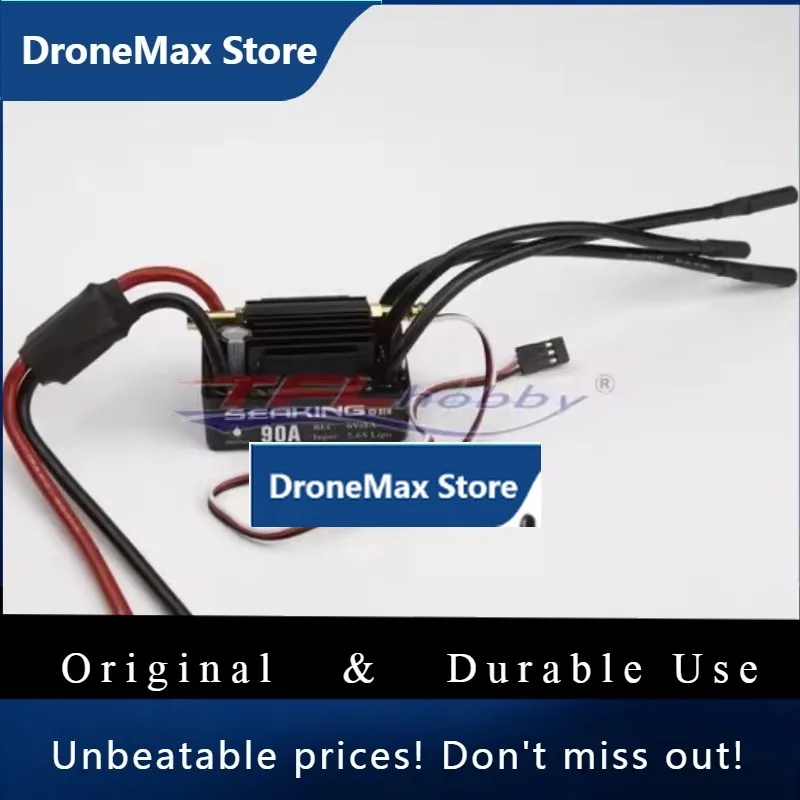DroMaHobbywing Made TFL SeaKing 60A / 90A Brushless ESC Electric Speed Controller With Water-cooled Speed Regulator For RC Boat