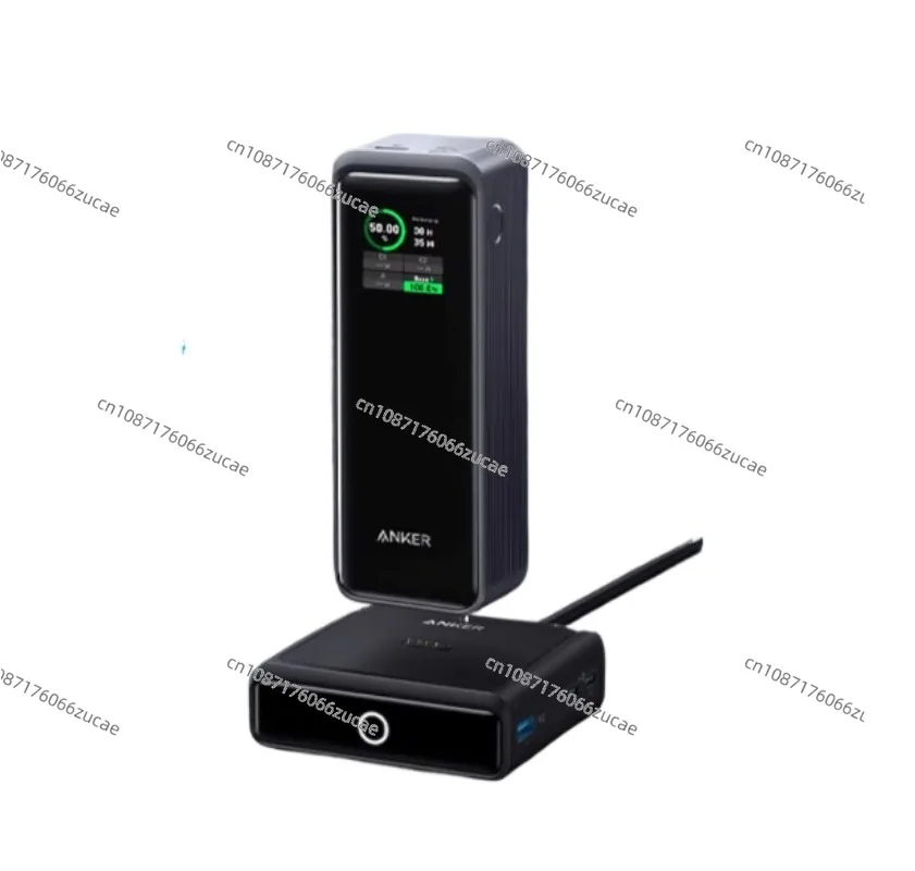 

Power Bank Prime 27,650 мАч (250 Вт) с зарядной базой мощностью 100 Вт, 3-портовое портативное зарядное устройство, умное приложение, совместимое с