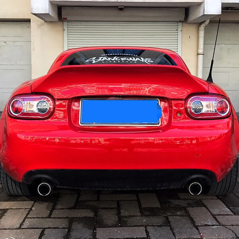 For Mazda MX5 NC NCEC SPOILER Roadster Miata Hard Top EPA Style Rear Duckbill Spoiler carbon fiber+Fiber Glass Splitter Wing