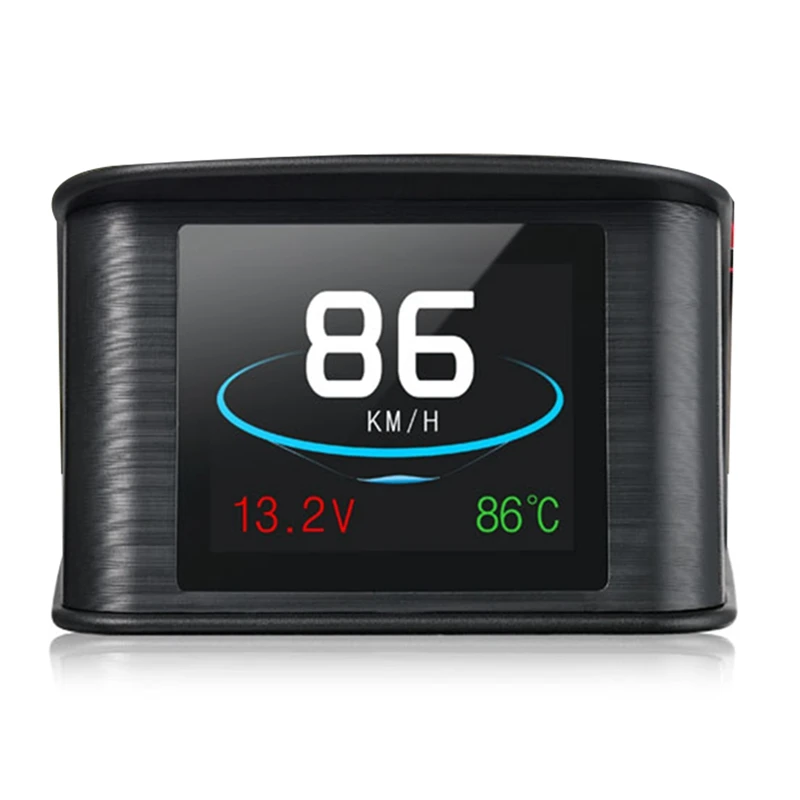 P10 OBD2 On-Board Computer Smart Digital RPM Tachometer Gauge Speedometer HUD Head-Up Display For Car