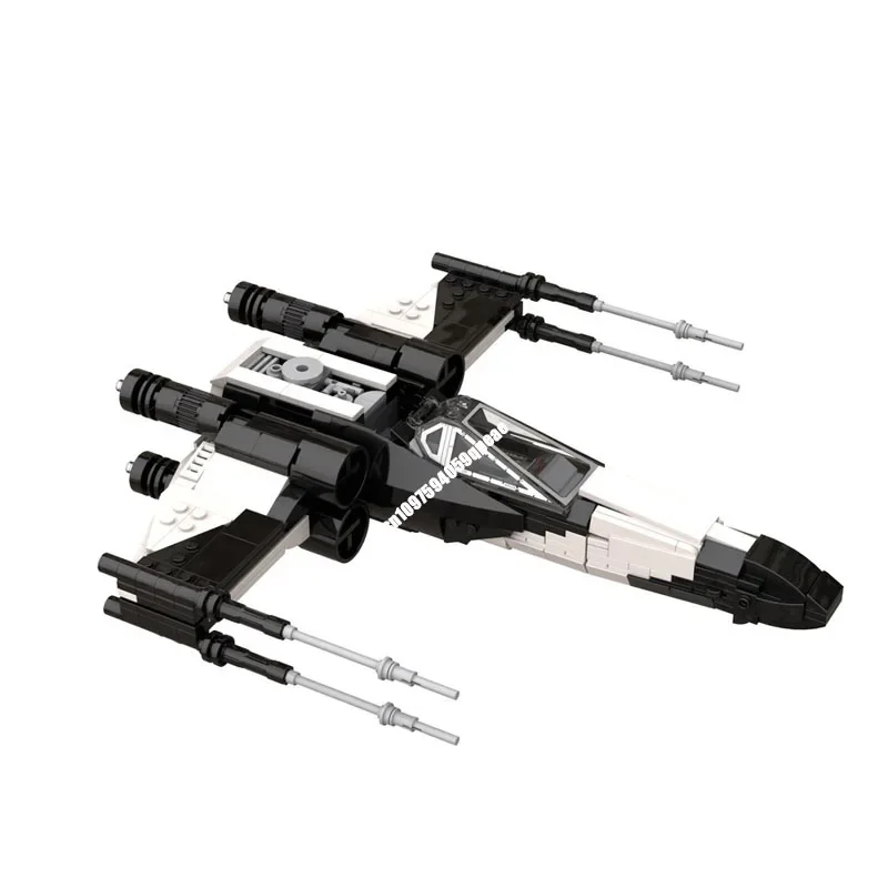 

New 578Pcs Famous Star Battle Movie Moc Partisan T65B Starfighter Model Diy Creative Ideas Kid Toy Birthday Gift Custom Puzzle