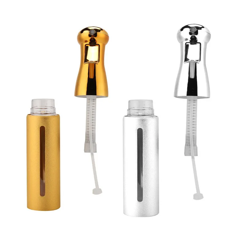 300ML Hairdressing Spray Bottle Electroplating Refillable Fine Mist Sprayer Bottle Salon Haircut High Pressure Water Can 5