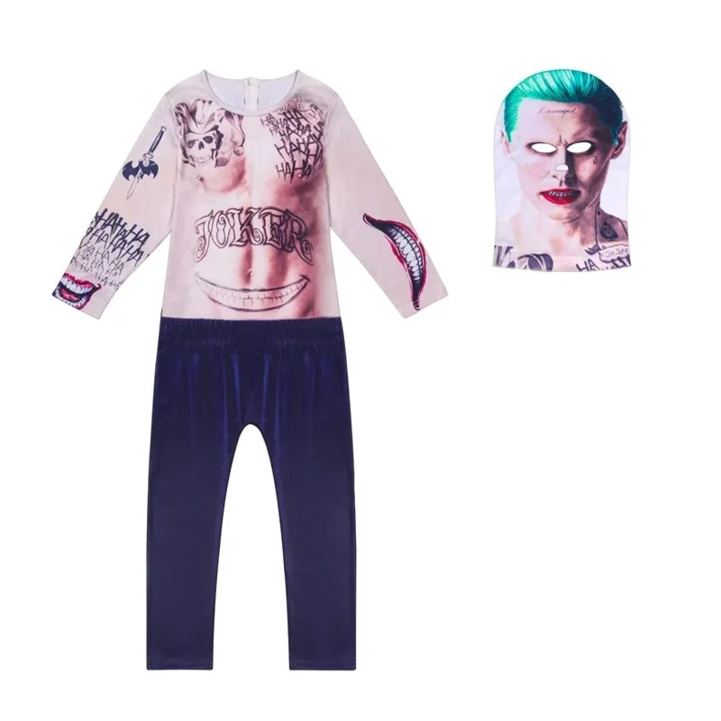 2022 الاطفال تأثيري البدلة هالوين زي المفقودة أولي زي بذلة قناع مجموعات كاملة الرعب مهرج كرنفال هدية عيد ميلاد للأطفال #6