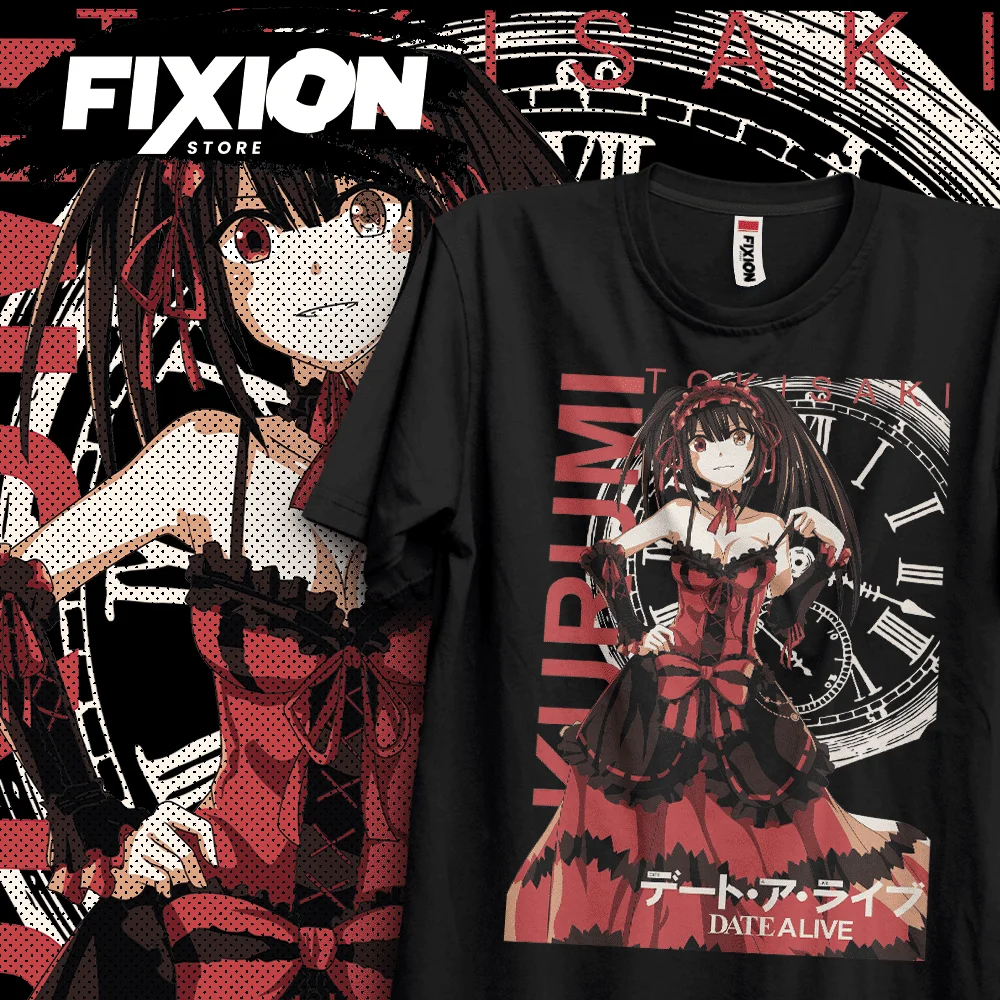 Date a Live – Kurumi  Anime T Shirt Manga Gift For Anime Lover All Size Cotton