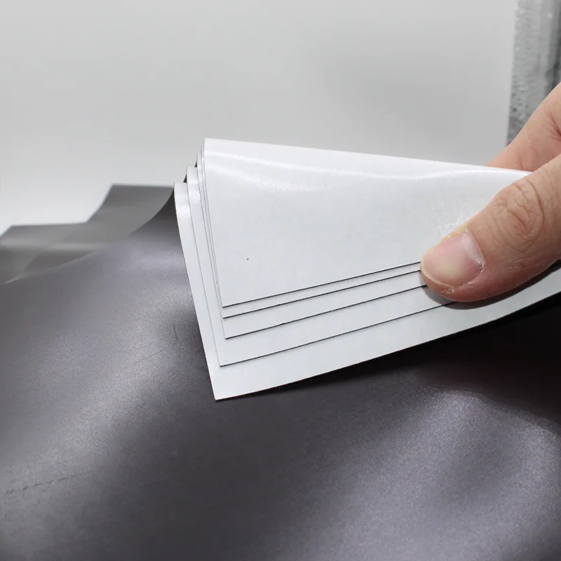 0,5/1,0/1,5mm A4 Magnetfolie Gummi Weiße Magnetische Aufklebermatte für Bild Foto Schneiden Basteln Kühlschrankmagnet Klebemittel – Detail 9