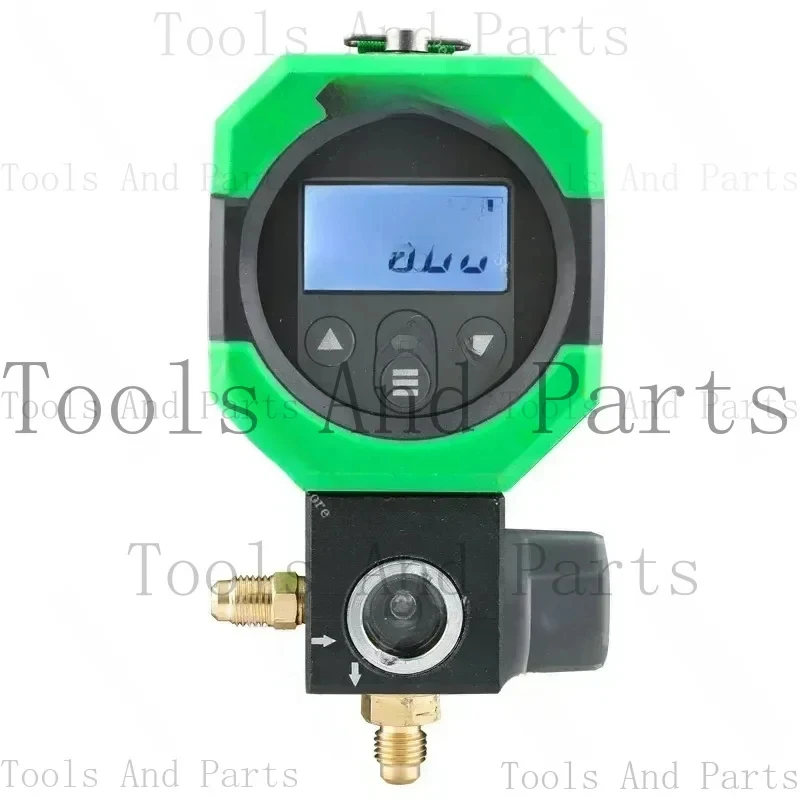Wipcool MDG-1 - Manómetro Digital Electrónico de Fluoruro con Pantalla Digital para Refrigerantes, Vacuómetro y Detector de Fugas para Aire Acondicionado
