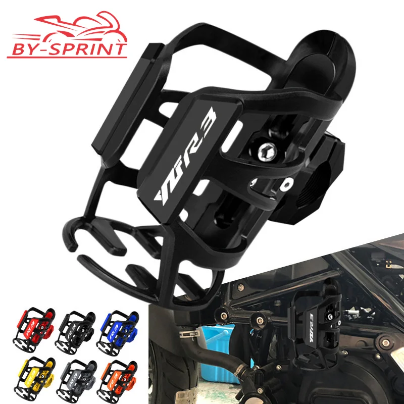 Motorbike Multifunctional Adjustable Cup Holder Expander Adapter Drink Cup Water Bottle Holder Stand For Yamaha YZFR3 YZF-R3