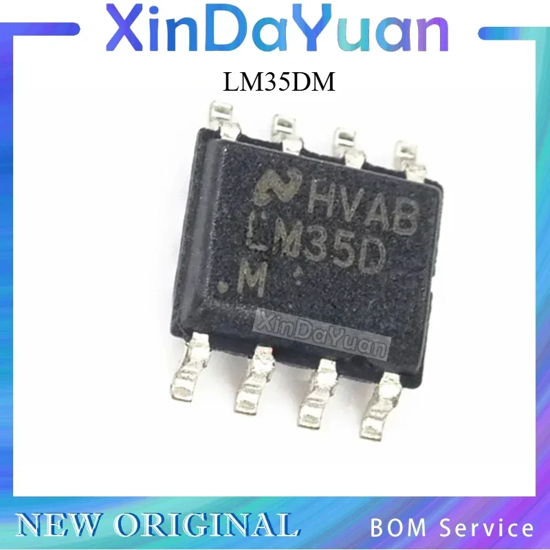 

5 шт. LM35DMX LM35DM SOP-8 чип датчика температуры