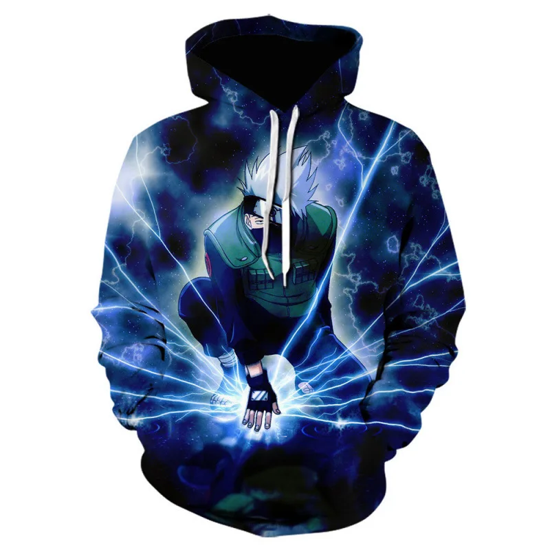Bandai Naruto 3D-Serie Herren-Hoodie Neu für Herbst/Winter 2026 Anime-Inspiriert Harajuku Y2K Streetwear – Detail 14