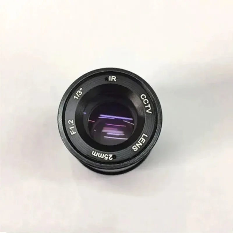 Lente de cámara óptica infrarroja de visión nocturna DIY F1.2 lente CCTV IR CS de Metal 6mm 8mm16mm 25mm lentes de monitoreo de red