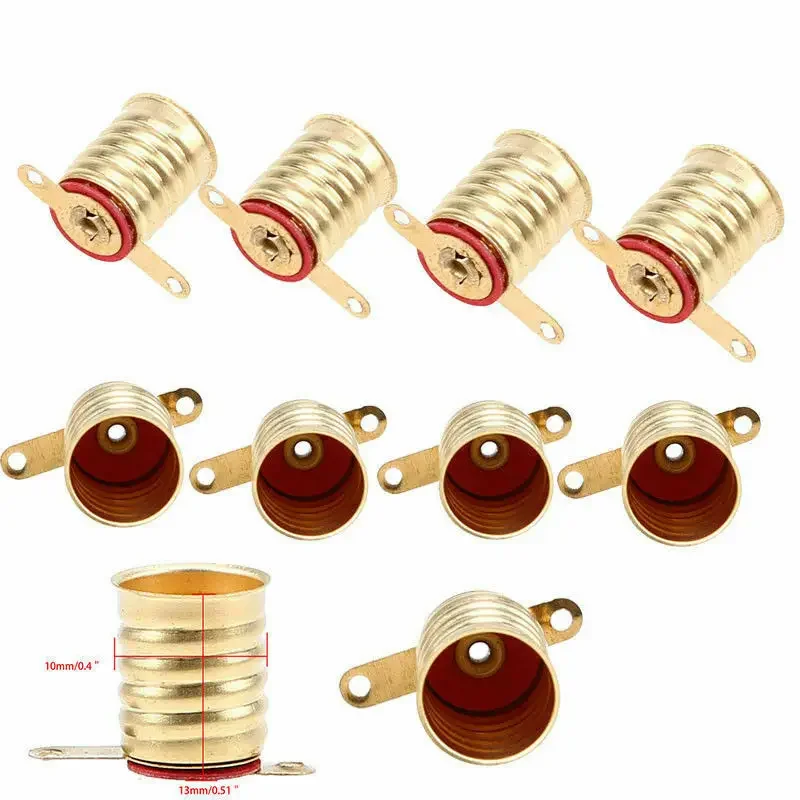 10/20PCS Vintage E10 Lamp Bases Lighting Accessories LED Bulb Adapter Lamp Holder Base Screw Light Socket Converter