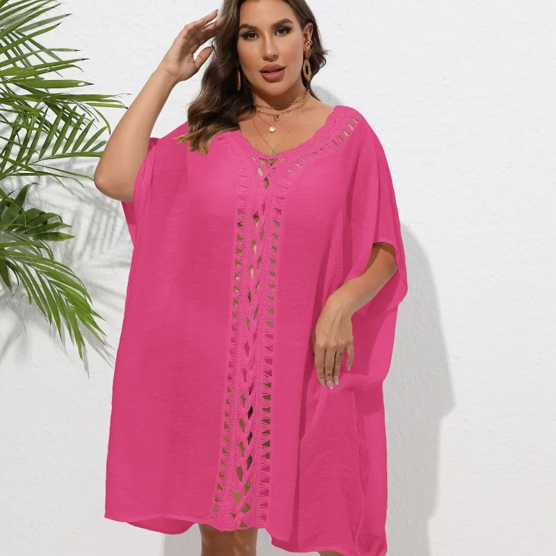 

Новое летнее женское свободное пляжное платье-накидка для бикини