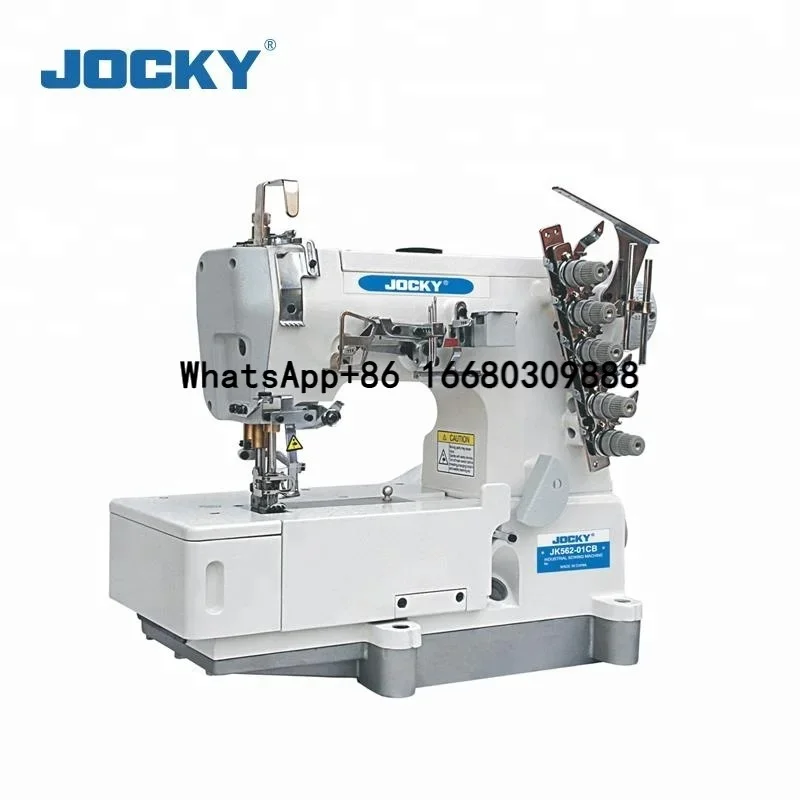 JOCKY JK562DD-01CB Direct Drive Flat Bed Cover Stitch Industrial Sewing Machine