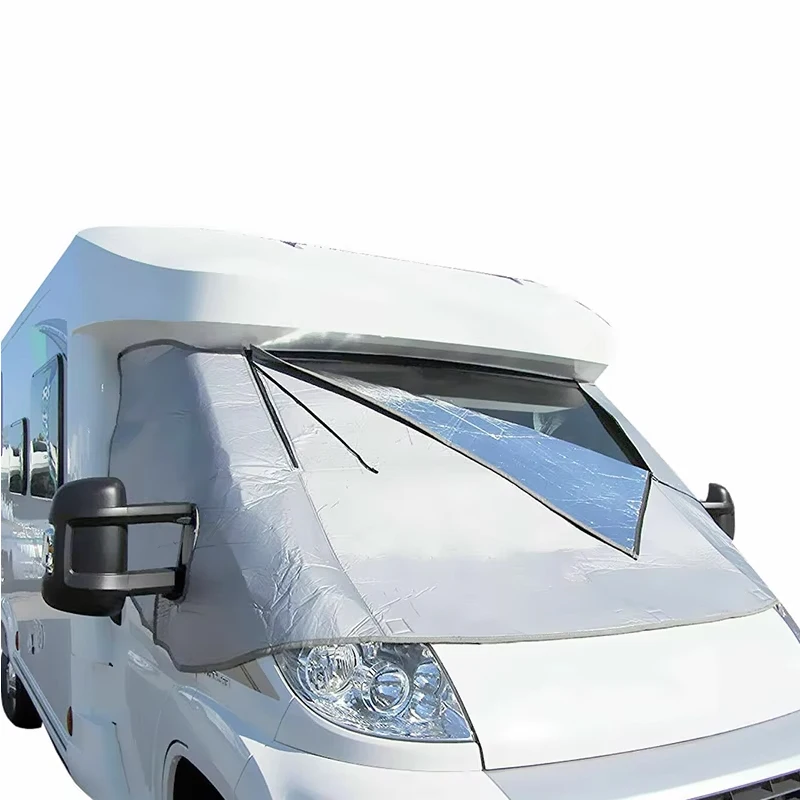1Pc Motorhome Caravan External Thermal Screen Cab Cover Blinds For Fiat Ducato Peugeot Boxer Citroen Relay RV Car Accessories