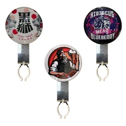 Bar Craft Beer Keg System Promotional Item Beverage Labels Customied LOGO printing acrylic beer pump badge clip kit