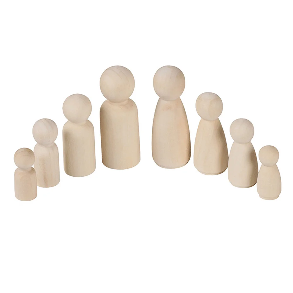 40 stuks houten onvoltooide engelenvormen hardhout ambachtelijke natuurlijke gladde oppervlak schilderij cadeau houten speelgoed onvoltooide