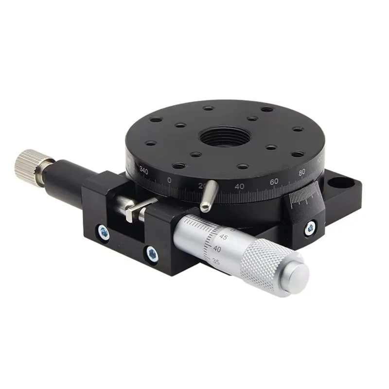 Manual Rotary Slide Table E-RPG38 60 80 85 90 100 110 125 160 Economy Manual Rotation Stage Optical Angle Adjustment Platform