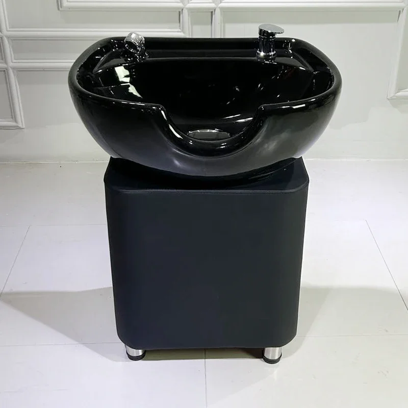 Hairdressing Washing Head Spa Shampoo Independent Shampoo Chair Station Ceramic Sink Beauty Chaise De Shampoing Spa Furniture