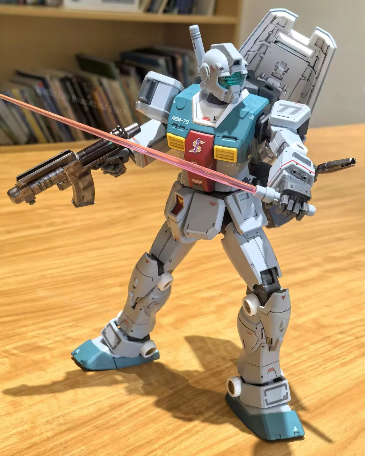 FANGDAJING 1/72 RGM-79 GM الأصل التجمع نموذج أطقم البلاستيك الهيكل العظمي أطقم أنيمي عمل الشكل روبوت البلاستيك نموذج الهدايا اللعب #4