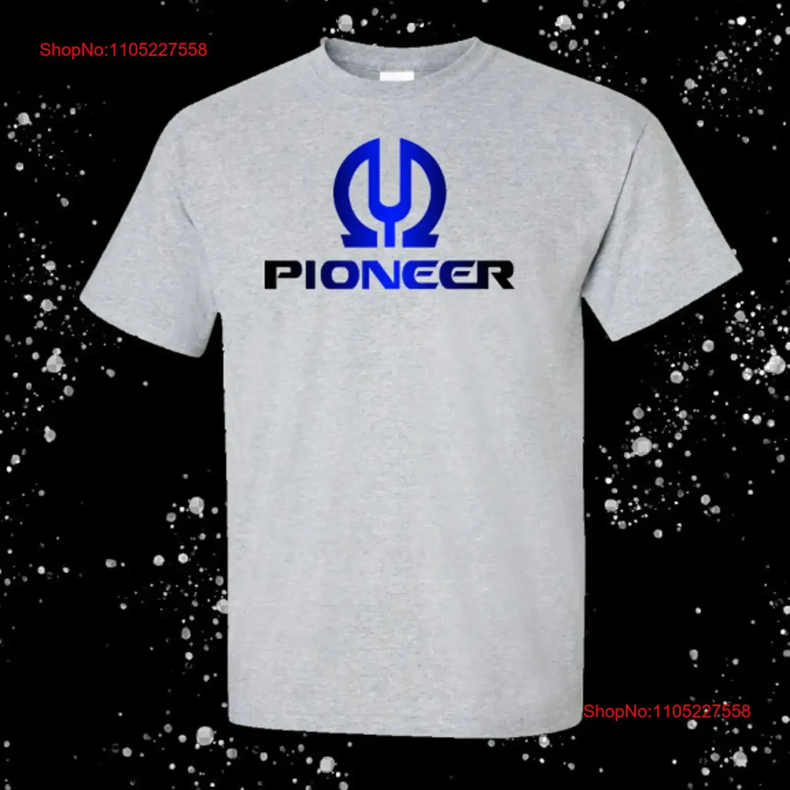 Pioneer Car Audio Basshead Old School IMPP DJ DEH camiseta vintage lavada transpirable gráfico Casual suave ligeramente elegante