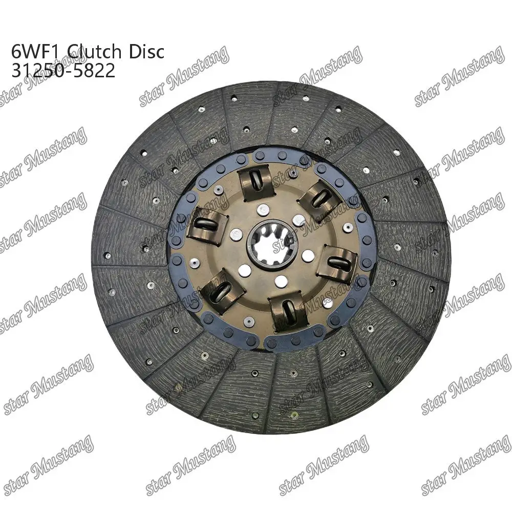 6WF1 Clutch Disc 31250-5822 Suitable For Isuzu Engine Parts