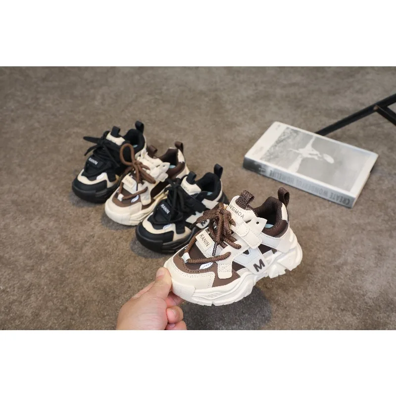 

Осенние детские кроссовки, повседневная спортивная обувь для мальчиков, разноцветные, мягкие, нескользящие, модные, дышащие, для бега и тенниса, 2026